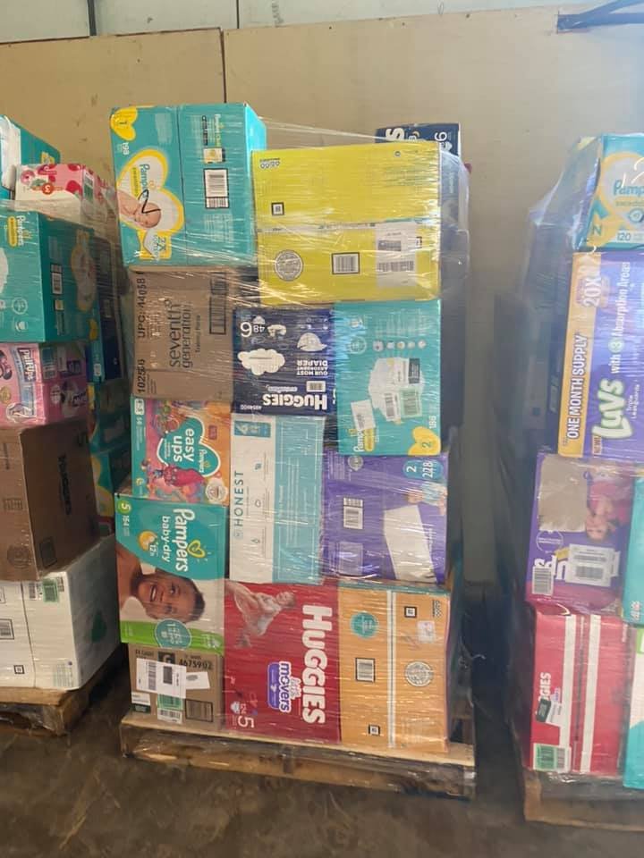 Baby Diapers Pallets