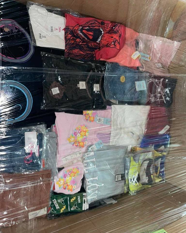 Clothing & Apparel Pallets
