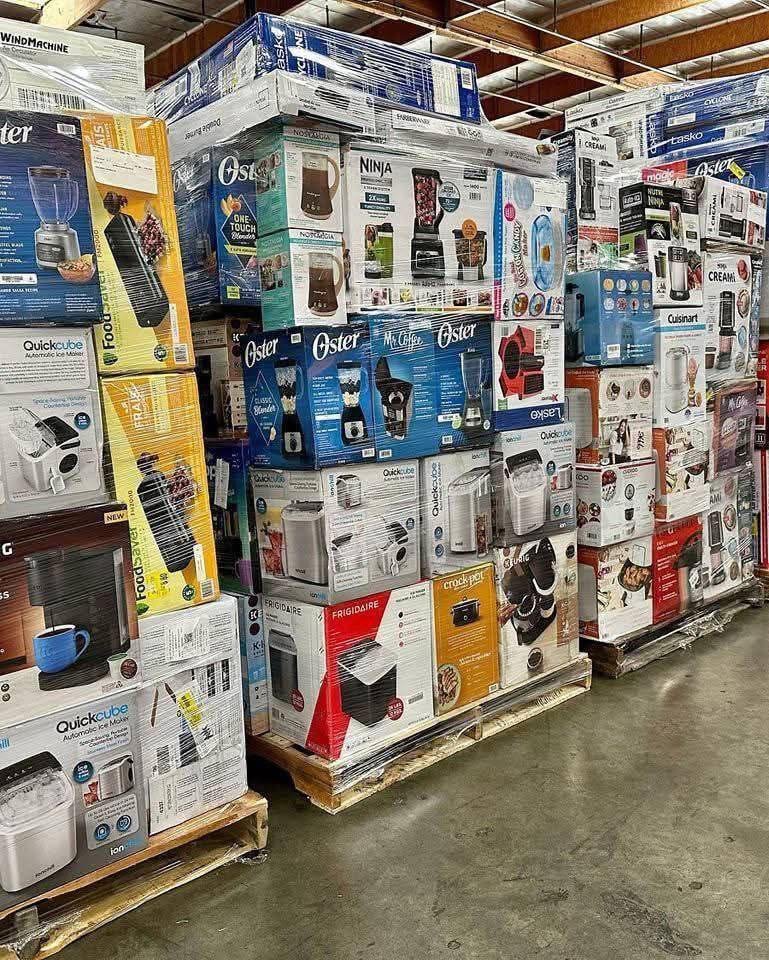 home depot appliance pallets