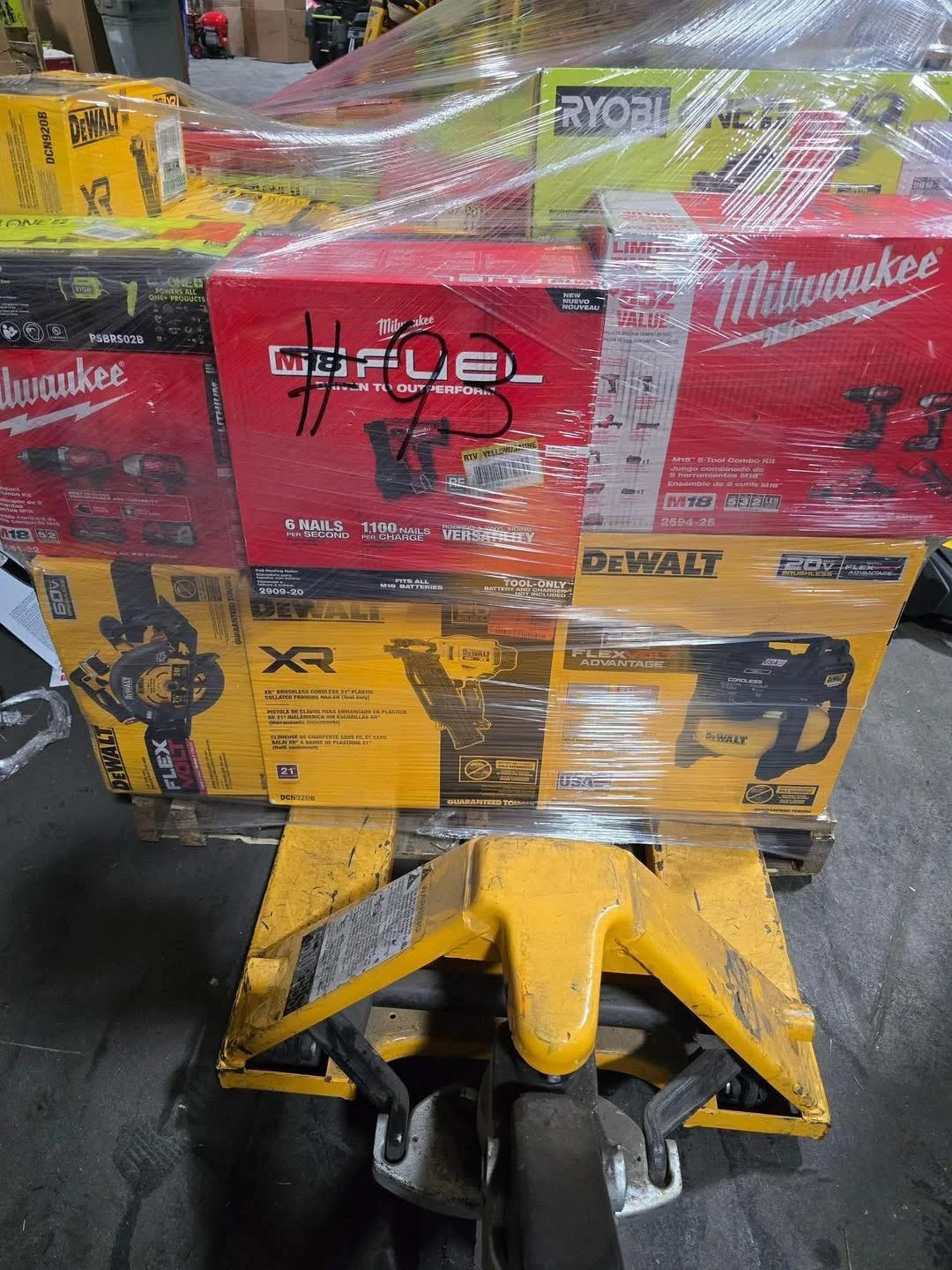 home depot pallets of tools for sale
