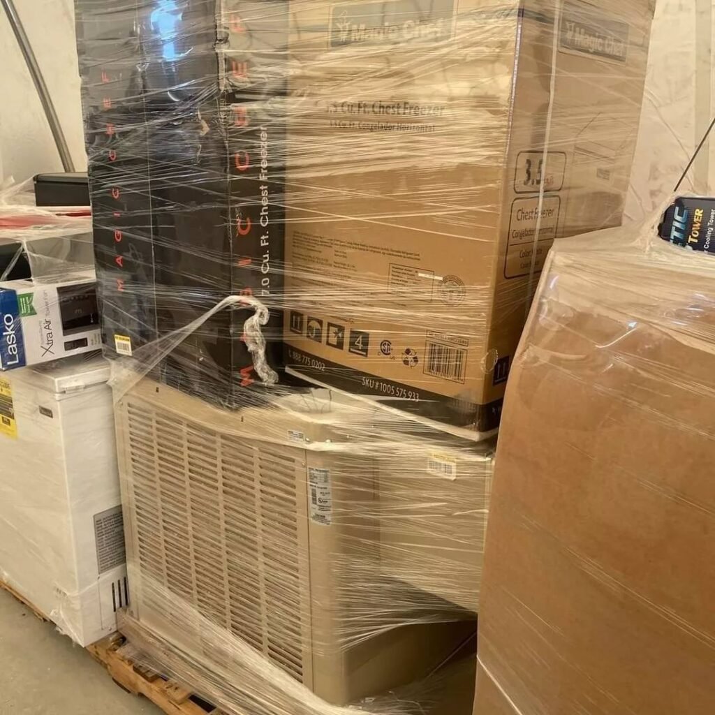 Amazon Warehouse Pallets