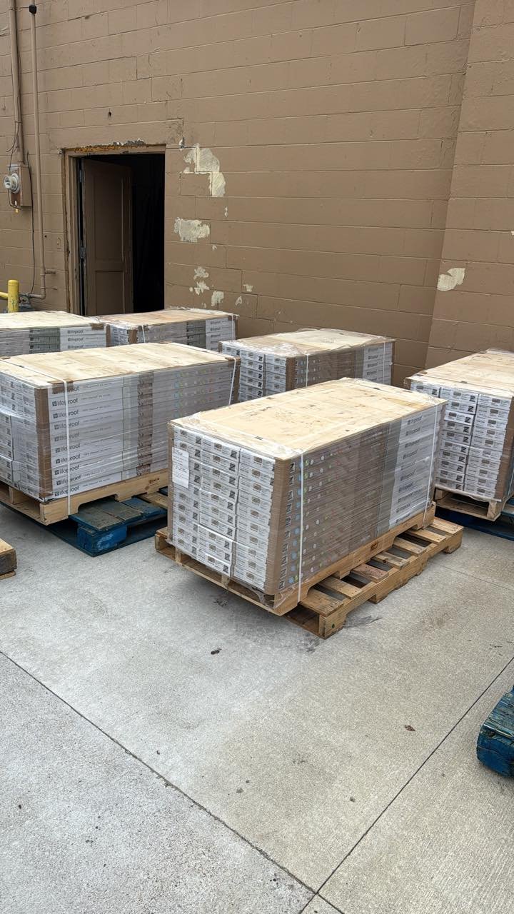 home depot flooring pallets