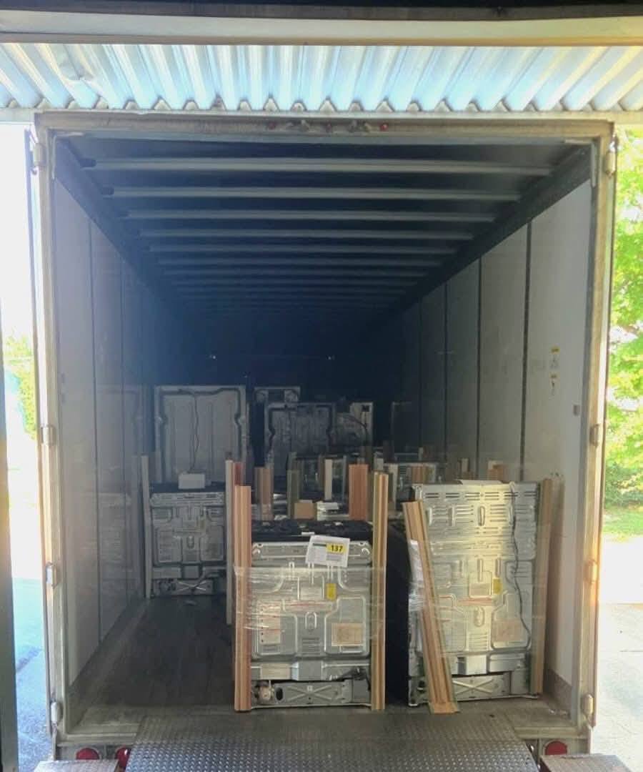 home depot flooring pallets