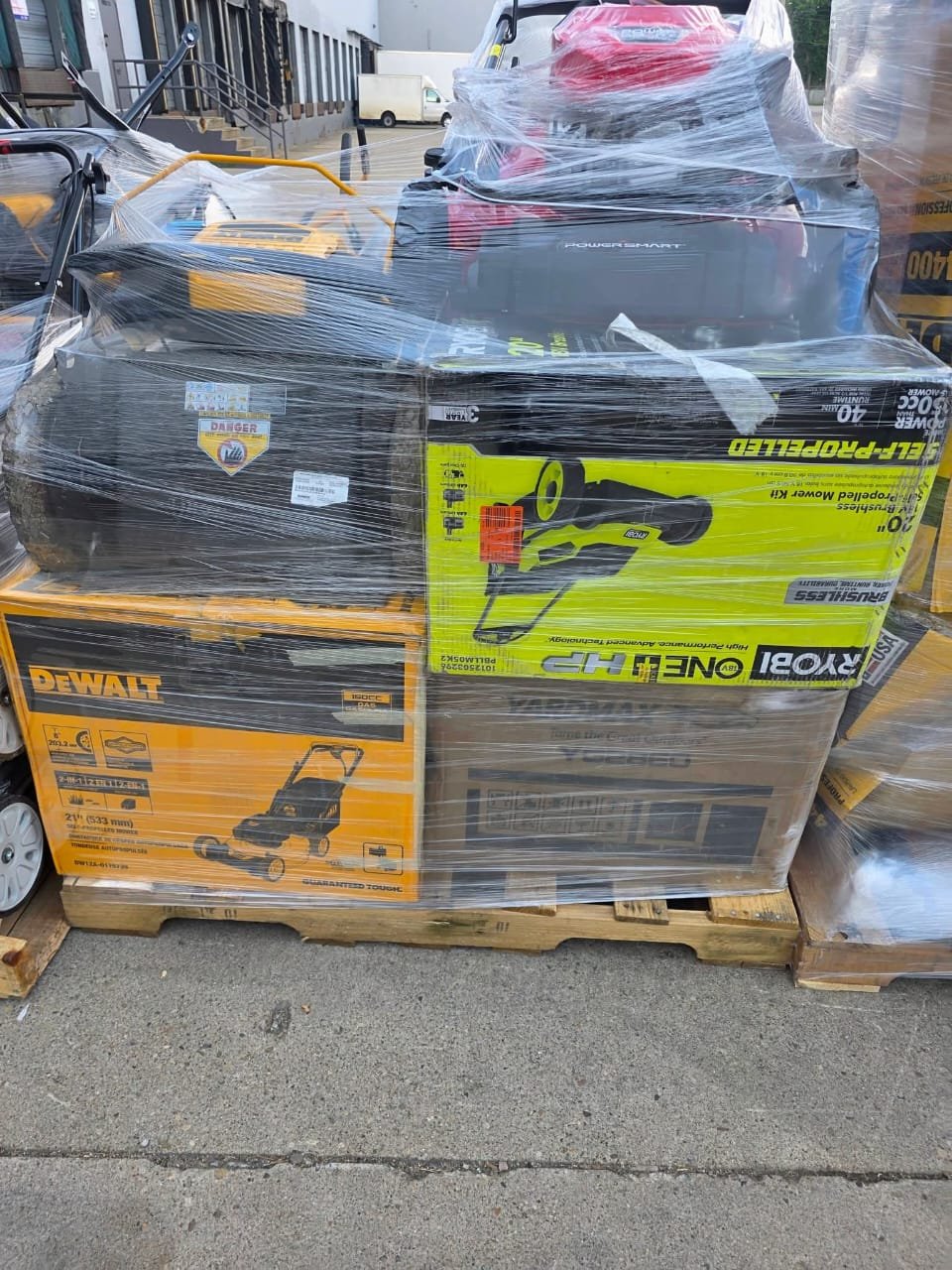 Lawn Mower Pallets