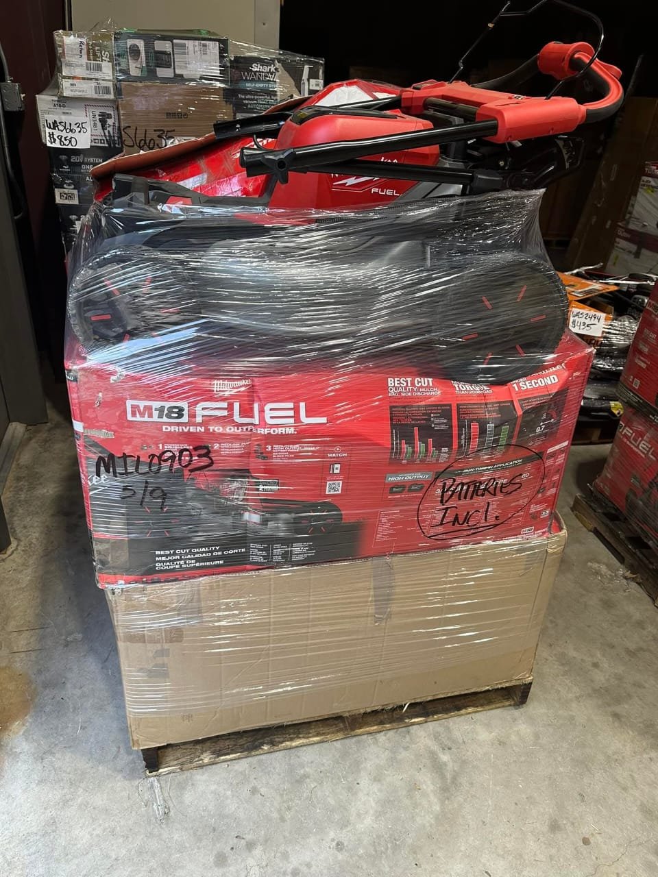Lawn Mower Pallets