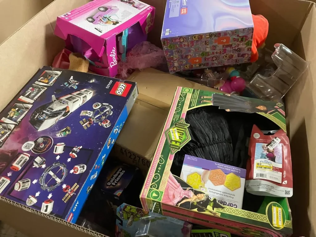 What Comes Inside Toy Pallets